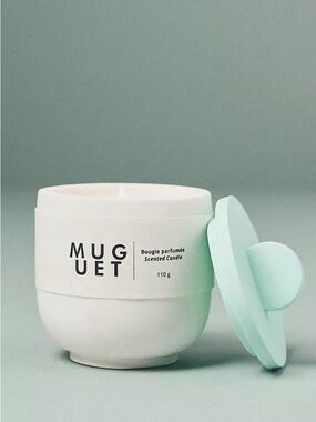 Anthropologie Les Citadines Muget Lily of the Valley Mini Scented Candle NWT